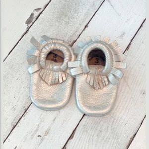 Gold Freshly Picked Moccasins